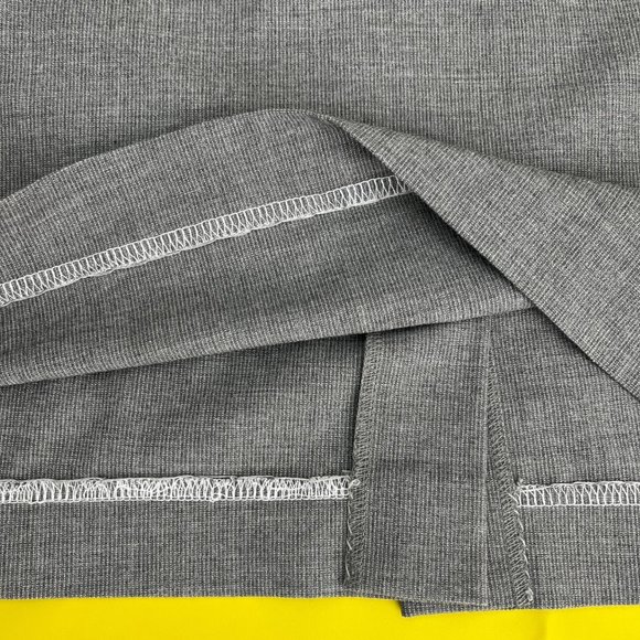 Old Navy Stretch A-Line Pinstripe Gray Skirt, Size 1 - Picture 4 of 8